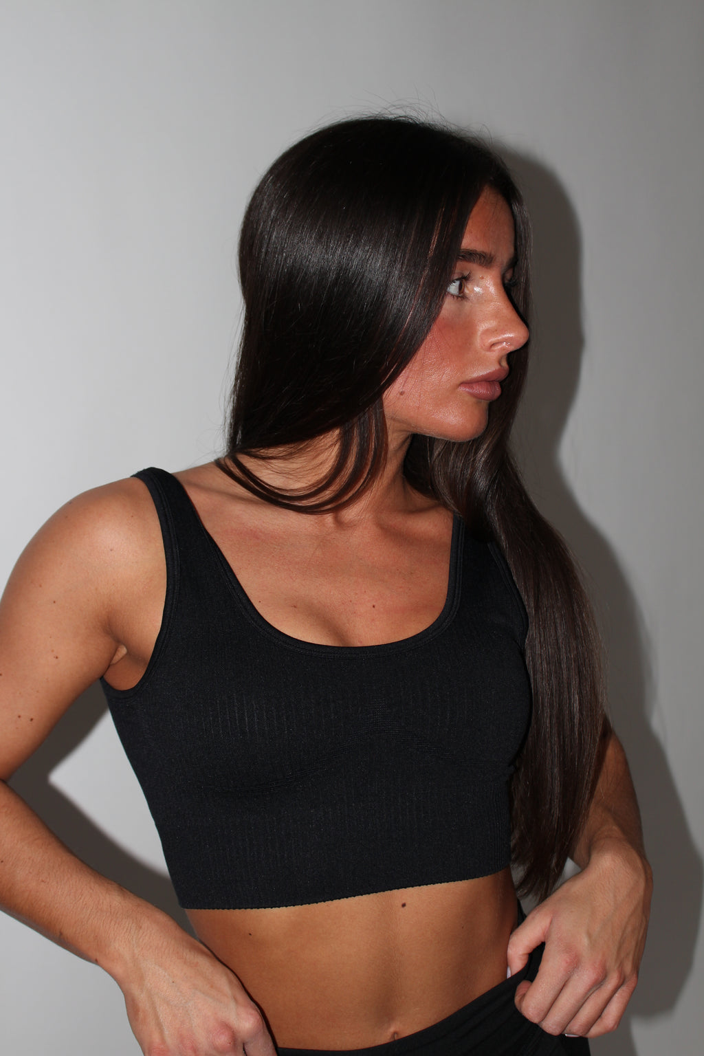 Ribbed-LUX Sports Bra