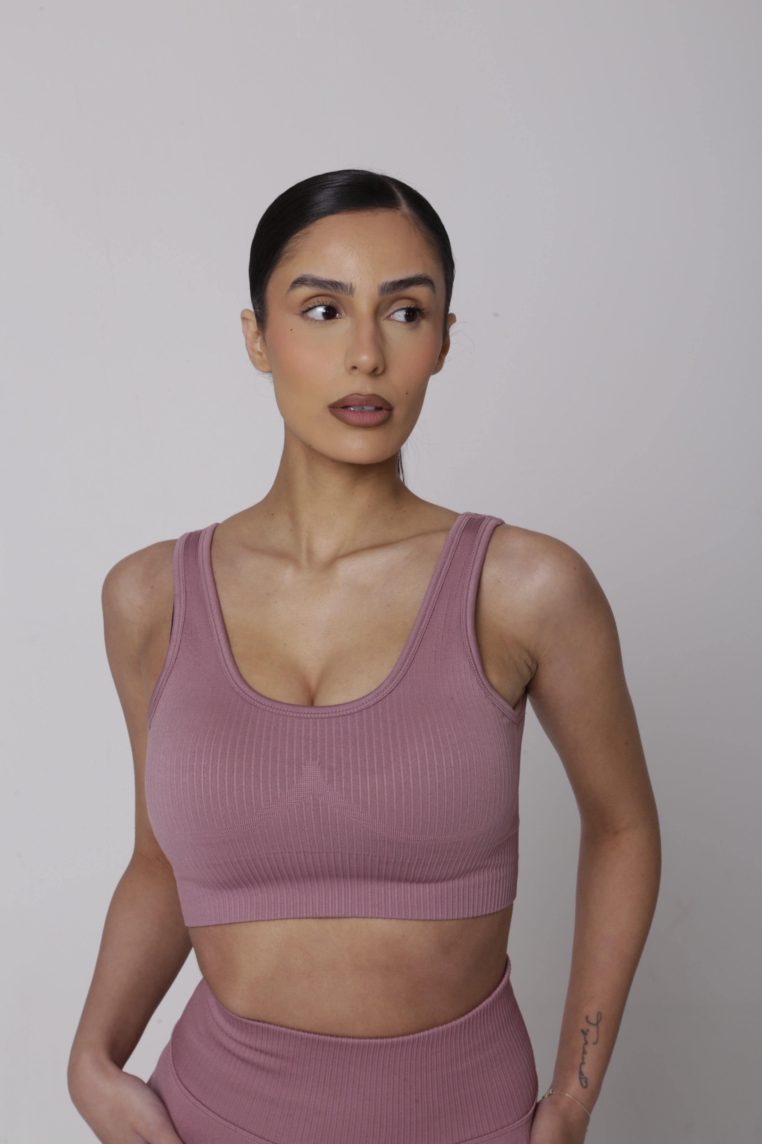 Ribbed-LUX Sports Bra