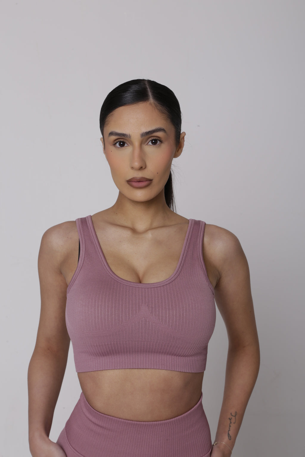 Ribbed-LUX Sports Bra