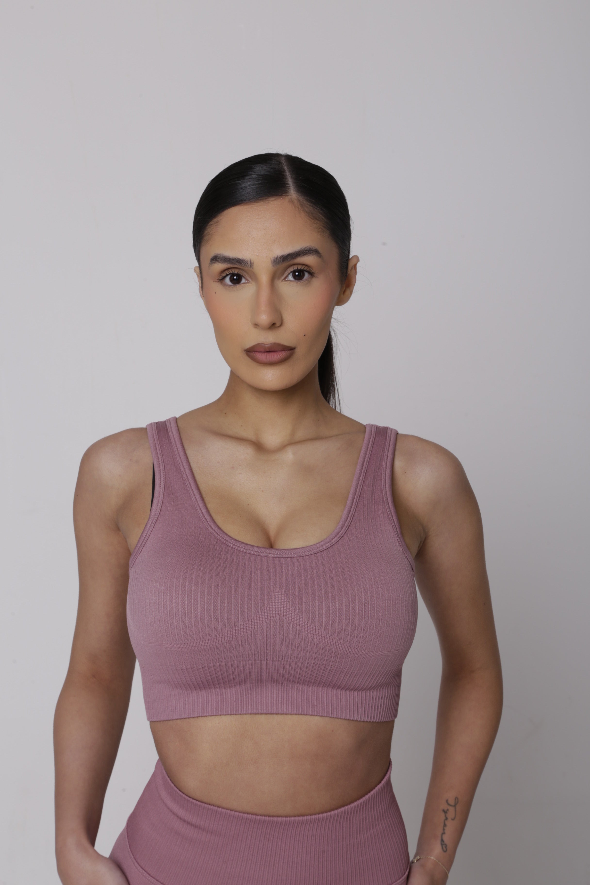 Ribbed-LUX Sports Bra